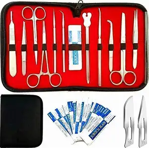 22 Pcs Advanced Dissecting Kit for Anatomy and Biology Medical Students with Scalpel Knife Handle Stainless Steel