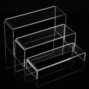 يو شكل عداد الناهض شفافة الاكريليك مستحضرات التجميل عرض الجسر - Product Image 6