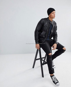 OEM Manufacturer High Quality Custom Motorbike Leather <b>Jacket</b> for <b>Men</b>, New Fashionable Stylish <b>Men</b> Leather Biker <b>Jacket</b>, - Product Image 4