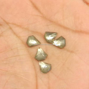 Cristal de cuarzo y pirita para joyería, protector de oro rosa de 10x9mm, 2,27 cts, Gema suelta - Product Image 4