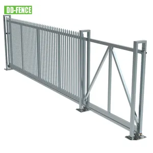 镀锌围栏用品/栅栏门价格/钢制旋转门