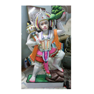 Estatua decorativa de mármol Hanuman - Product Image 1