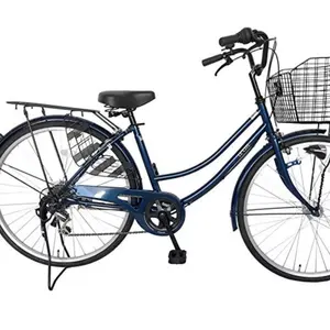 Japanische gebrauchte Fahrräder-Stadt fahrrad Gerade 27 Zoll Man Bikes Japan Exporteur