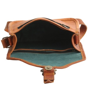 Sac à bandoulière en cuir de chèvre naturel, pour femmes, petite taille, unisexe - Product Image 6