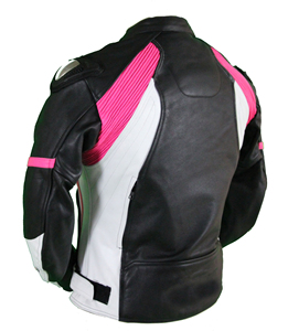 Chaqueta de cuero de motocicleta personalizada para mujer, con protección de armadura, último diseño - Product Image 2