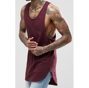 <b>Men's</b> Casual Fitness Tank Tops <b>Gym</b> Stringer Singlet 100% Cotton Quick Dry & Breathable Wholesale for <b>Gym</b> Training - Product Image 6