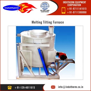 Robuste 100 Kgs Auto-Motor Cuivre Fusion Tilting Creuset Four Nouvelle Technologie Prix Compétitif pour les Usines de Fabrication - Product Image 3