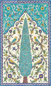Mosaïques murales décoratives traditionnelles en marbre, images d'art, carreaux - Product Image 5