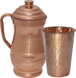 เหยือกน้ำเดือดชุดภาชนะใส่เครื่องดื่มทำจากทองแดงบริสุทธิ์ - Product Image 3