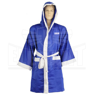 Top Quality Wholesale Price Custom Design Boxing Robe with Hood for Boxing Match - Product Image 3