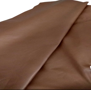 หนังแกะแท้คุณภาพสูง เป็นมิตรกับสิ่งแวดล้อม สีน้ำตาล ลายหนังแท้ หนา 0.50-0.60 มม. สำหรับใช้ในงานตัดเย็บเสื้อผ้า - Product Image 3
