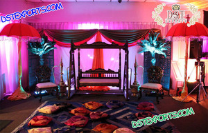 DE BODA musulmana Mehandi escenario de estilo árabe Mehndi noche etapa musulmana Mehndi etapas Decoración - Product Image 5