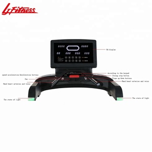 Meilleur prix d'équipement de gymnastique Équipement <span class=keywords><strong>cardio</strong></span> un tapis roulant Fitness Gym Running Machine Chine Temps électrique Unisexe Commercial Handheld - Product Image 3