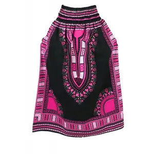 制造商出口商供应商长期超长半身裙松紧腰安卡拉裙子非洲族裔Dashiki印花半身裙