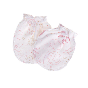 Nouveau-né bébé coton pas de rayures mitaines pour 0-6 mois infantile mitaine enfants bébé mitaines pour bébés - Product Image 1
