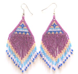   Pendientes Miyuki Hechos a Mano, Pendientes Boho, Joyería - Product Image 1