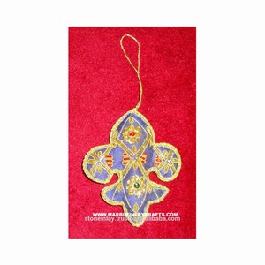 Handmade Zari Christmas <b>Tree</b> <b>Ornament</b> - Product Image 1