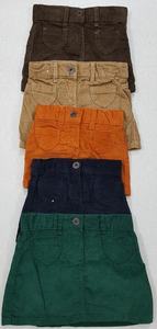 Falda de pana de color sólido con pantalones cortos interiores para niñas para la temporada de primavera para niños en 2018 - Product Image 2