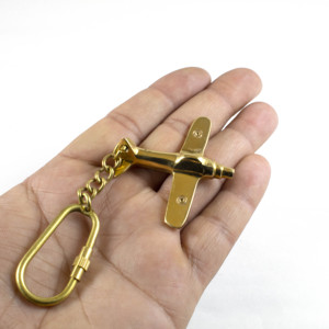 พวงกุญแจเครื่องบินเจ็ทยักษ์ทองเหลือง,พวงกุญแจส่งเสริมการขายของขวัญการบินห่วง KC781 - Product Image 4