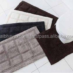 Alfombrilla de baño moderna de algodón con mechones para cocina, baño, dormitorio, sala de estar, comedor, proveedor de India - Product Image 6