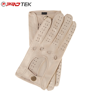 Gants de conduite et d'hiver en cuir véritable Gants en cuir personnalisés à la mode en gros - Product Image 1