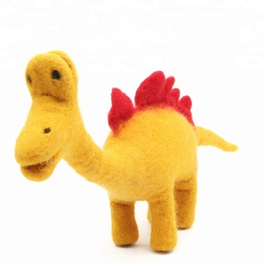 รู้สึกไดโนเสาร์100% ขนสัตว์เนปาลที่ทำด้วยมือสิ่งการศึกษาสำหรับเด็ก - Product Image 1