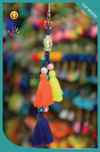 LLavero de Buda y borla, llavero hecho a mano - Product Image 2