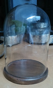 โดมแก้วพร้อมฐานสีขาวสำหรับตกแต่งบ้าน - Product Image 4