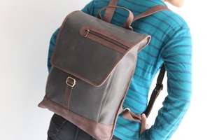 Genuine Leather <b>Bag</b> <b>Multi</b> Uses Backpack Stylish <b>Bag</b> - Product Image 3