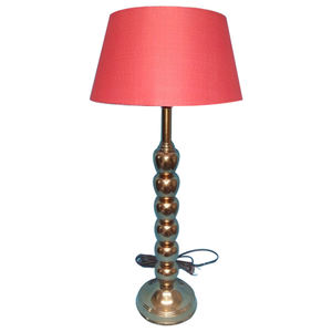 Lámpara de escritorio única hecha a mano, lámpara de mesa para dormitorio, chapada en latón para el hogar, sala de estar, dormitorio, decoración, lámpara de mesa hecha a mano - Product Image 1