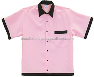 Wholesale Small Quantity Manufacturer <b>Mens</b> Rockabilly Vintage Design Hemden <b>Bowling</b> <b>Shirts</b> - Product Image 4