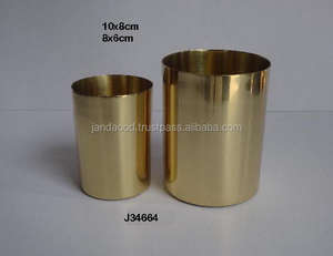 Portavelas de latón macizo con pulido de espejo, accesorios de lujo, venta al por mayor - Product Image 2