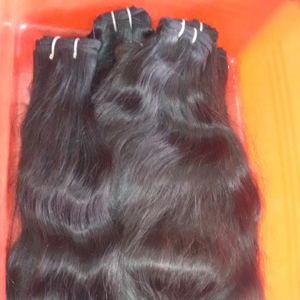 ผมต่อจากอินเดียผมมนุษย์แบบไม่ผ่านกระบวนการผม100% ทอจากอินเดีย - Product Image 2