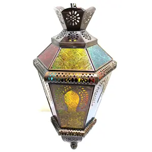 모로코 거는 램프, 펀던트 램프 고대 샹들리에 펀던트 빛 크리스마스 구리 대중음식점 부엌, 결혼식 가정 철