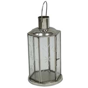 Festival Christmas Decoration Out Door New Design Filigree Candle <b>Lantern</b> with Glass - Product Image 3