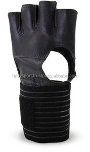 ถุงมือออกกําลังกาย ผ้าพันข้อมือ ถุงมือยกน้ําหนักที่สมบูรณ์แบบพร้อมโลโก้ที่กําหนดเอง ถุงมือออกกําลังกายแบบไฟฟ้าแบบ Powerlifting Cross - Product Image 3