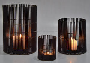 Lanternes et pots en fil métallique au design élégant pour la décoration de la maison, Noël, faits à la main - Product Image 2