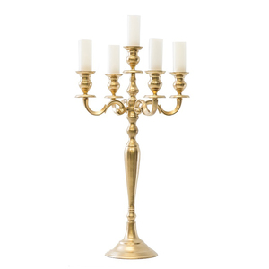 Silver Five Arms <b>Candelabra</b> for Wedding - Product Image 6