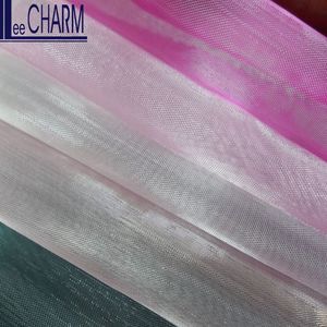 LCGV Taiwan 100 Nylon Wedding Decorative Draping Crystal Organza Curtain Fabric