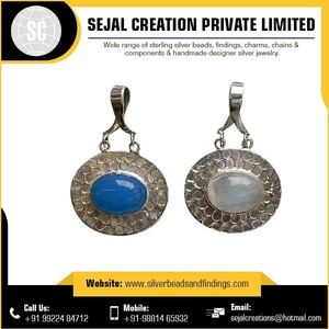 Colgante Ligero de Plata de Ley con Piedras Preciosas para Aniversario de Mujer - Product Image 5