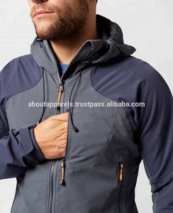 Nouvel arrivage de veste softshell pour hommes imperméable personnalisé élégant vêtements d'extérieur de sport broderie décoration respirant col rond hiver - Product Image 4