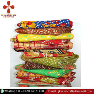 Venta caliente lote 12 piezas conjunto hecho a mano Vintage Kantha indio edredón - Product Image 1