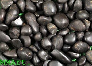 Natural Polished Black Agate Pebbles Decorative <b>Stones</b> for Garden Landscaping <b>Paving</b> Living Room Bathroom Aquariums-Modern - Product Image 4