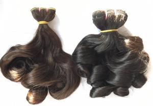 ผมเรีมีบราซิลเลียนผมหยิกแบบเด้งสุดๆผมคน100% ผมทอตัวอย่างฟรี - Product Image 3