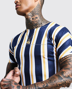 เสื้อยืดผ้าฝ้ายพิมพ์ลายซับลิเมชันสำหรับผู้ชายใส่เล่นยิมเข้ารูประบายอากาศได้ดีมีสไตล์100% - Product Image 1