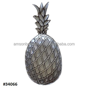 Bandeja de servicio de piña de alta calidad de Metal puro, bandeja decorativa para mesa de boda, bandeja de piña, bandeja de calidad Premium - Product Image 6