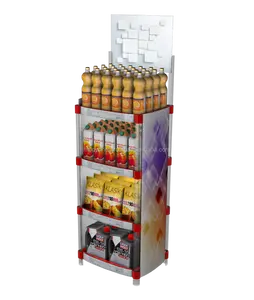 Estante de botellas de plástico de inyección ecológico de alta calidad, soporte de exhibición, productos de promoción al por mayor - Product Image 1