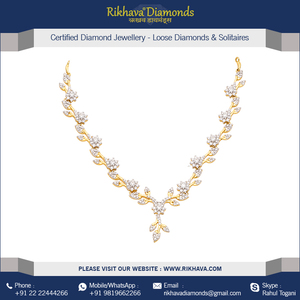 Collar de diamantes reales para mujer, accesorio elegante y lujoso - Product Image 3