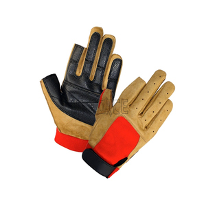 Guantes de vela de cuero con logotipo personalizado de alta calidad Guantes de Kayak de yate sin dedos - Product Image 1