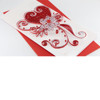 Tarjeta de Invitación de Boda Personalizada con Animales en 3D, Hecha a Mano, Ecológica, Reciclada, con Diseño de Quilling, Tamaños y Colores Personalizados, Papel Elegante